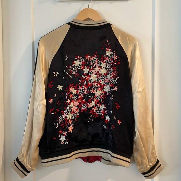 ✨Zara Reversible Bomber Jacket M✨ - Picture 7 of 11